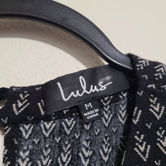 Lulus Creative Approach Sleeveless Layered Romper Elastic Waist Size M B… - Picture 6 of 9